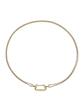 Eéra Lucy Two-Tone 18-karat Yellow Gold Pendant Necklace