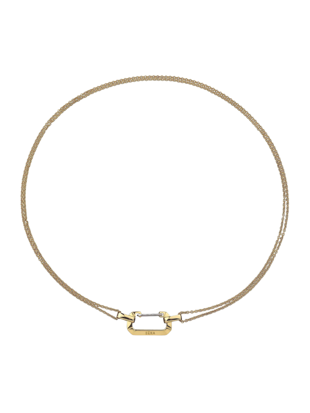 Eéra Lucy Two-Tone 18-karat Yellow Gold Pendant Necklace