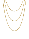 Lauren DeYoung Vintage 18-karat Yellow Gold Long Twisted Link Chain Necklace